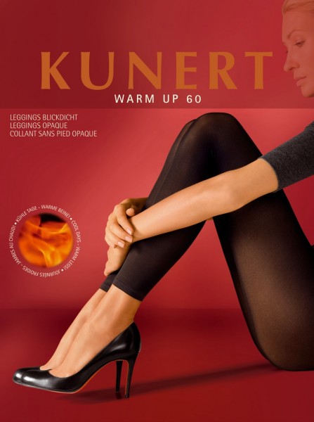 Kunert Blickdichte waermende Leggings ohne Muster Warm Up 60