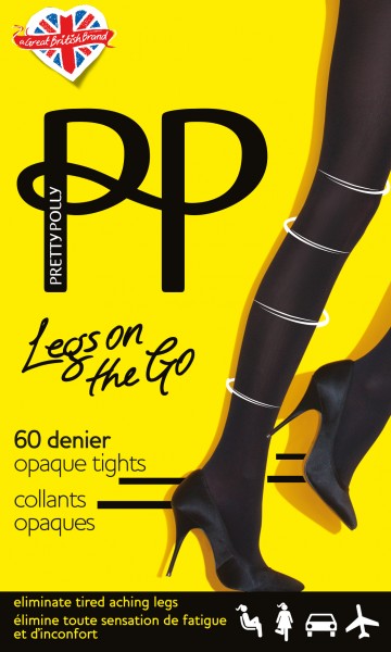 Pretty Polly Legs on the Go - Blickdichte Feinstrumpfhose mit leichter Stützwirkung