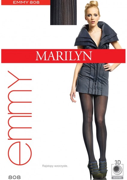 Marilyn Strumpfhose mit buntem Streifenmuster Emmy 40 DEN