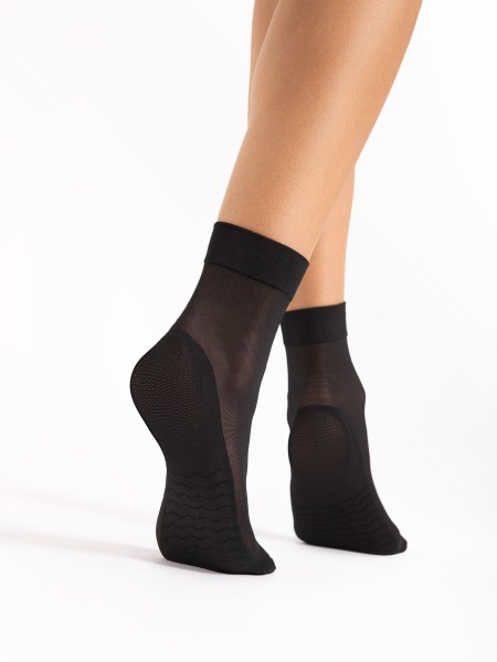 Bequeme Feinsöckchen mit Massageeffekt Massage Socks 40 von Fiore