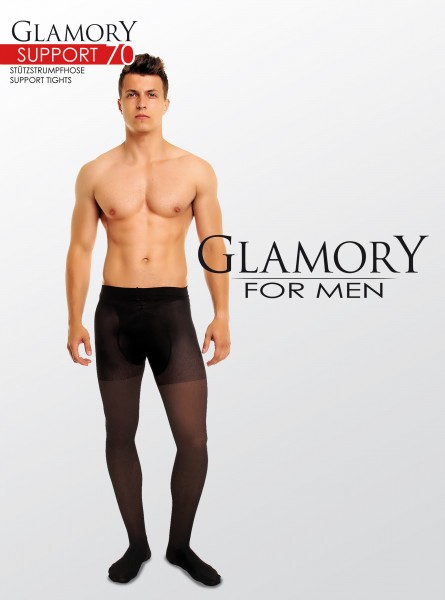 Glamory Support 70 - Blickdichte Stützstrumpfhose für Männer