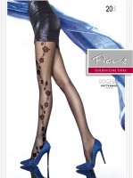 Elegante Feinstrumpfhose mit wunderschönem Blumenrankenmuster Rogeria von Fiore Elegante Feinstrumpfhose mit wunderschönem Blumenrankenmuster Rogeria von Fiore