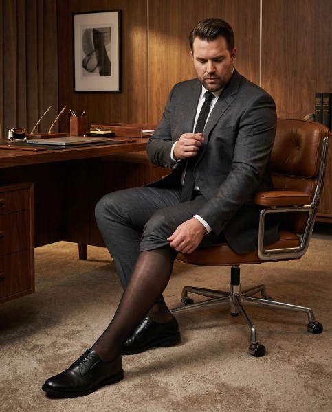 Glamory Support 40 - Semi-blickdichte Stützstrumpfhose für Männer