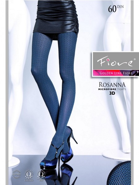 Fiore Strumpfhose mit durchgehendem Muster Rosanna 60 den