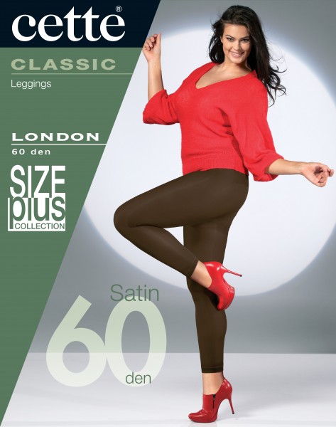 Cette Size Plus Collection - Glatte blickdichte Plus Size Leggings London