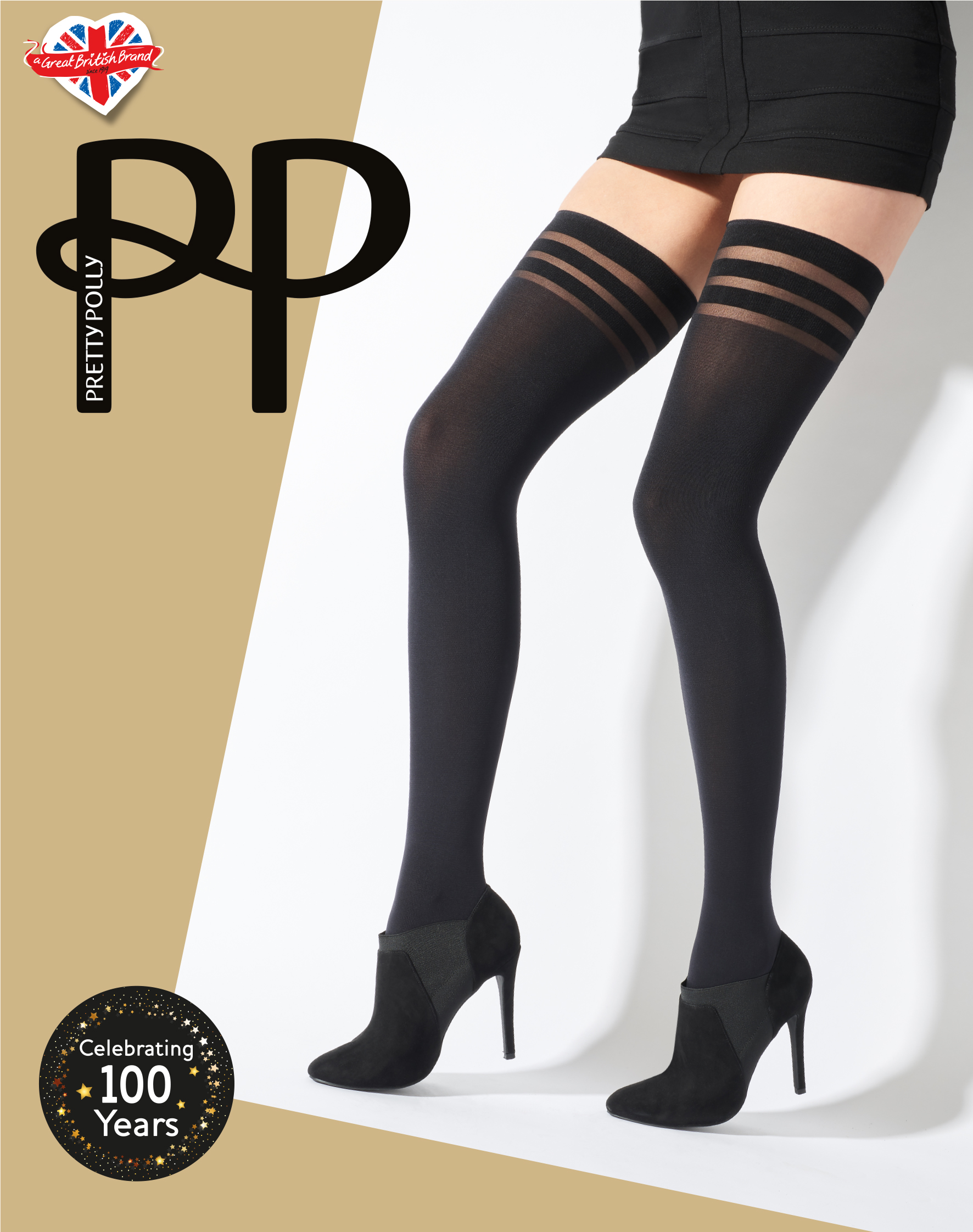 Halterlose Nylon Strümpfe schwarz Übergröße transparent Blumenmuster mit Naht