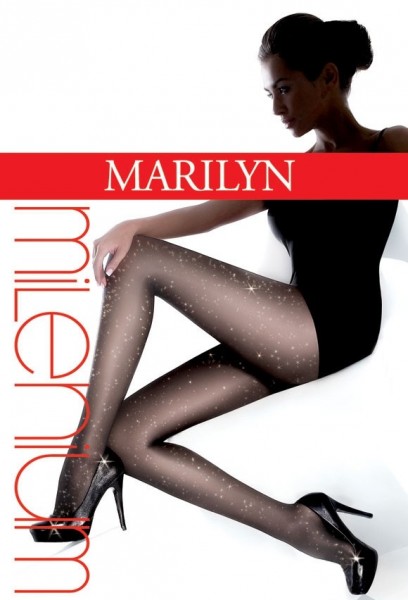 Marilyn Elegante dezent glitzernde Feinstrumpfhose Milenium 20 DEN