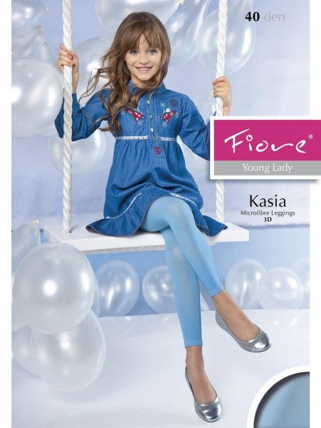 Fiore Lange Leggins fuer Kinder Kasia 40 den, ohne Muster