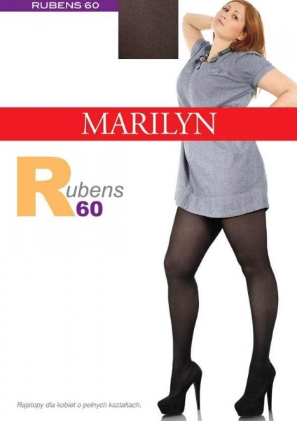 Marilyn Bequeme Strumpfhose fuer Frauen mit etwas ueppigerer Figur Rubens 60 DEN