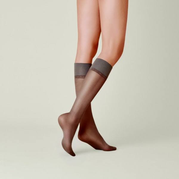 Kunert - Glänzende Kniestrümpfe Satin Look 20