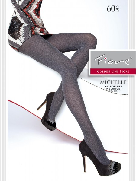 Fiore - Blickdichte Strumpfhose in Melange-Optik Michelle