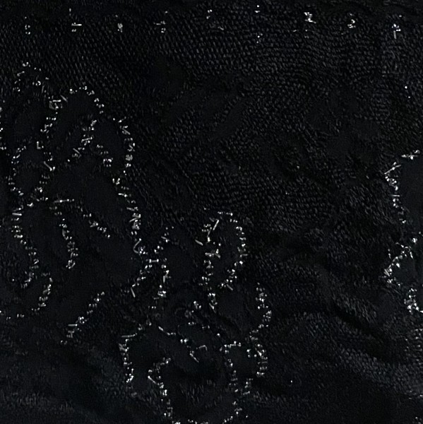 Glamouröse Mikrotüll-Strumpfhose mit blumigen Lurexdetails von Omero