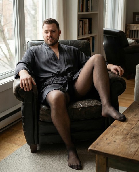 Transparente Strumpfhose für Männer Classic 20 von Glamory