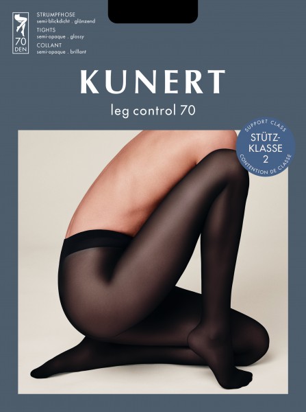 Kunert Glatte glänzende Stützstrumpfhose Leg Control 70