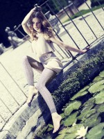 Omero gemusterte Leggings aus Baumwollspitze Milly Omero gemusterte Leggings aus Baumwollspitze Milly