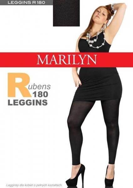 Marilyn Bequeme Leggings fuer Frauen mit etwas ueppigerer Figur Rubens 180 DEN
