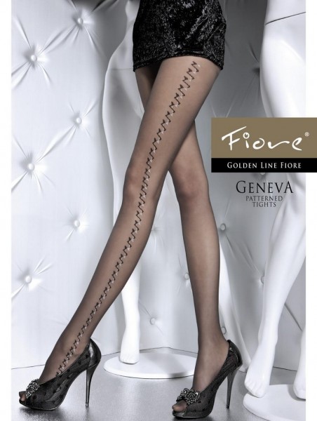 Fiore Feinstrumpfhosen mit Streifenmuster Geneva 20 DEN