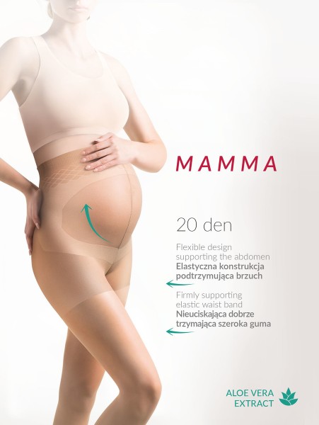 Gabriella Bequeme Feinstrumpfhose für Schwangere Mamma 20 DEN